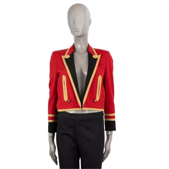 Saint Laurent Wool-Twill Jacket - Picture 2 of 10